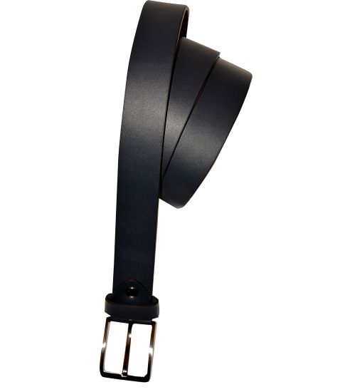 %100 DERİ SPOR KEMER /Lacivert (KK2200) - 1