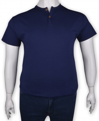 ZegSlacks - %100 Pamuk Penye Düğmeli T-shirt (1219)