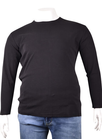 Bisiklet Yaka Siyah SweatShirt (sw002)