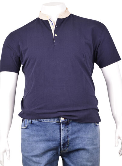 Pike Kumaş Düğmeli T-Shirt (dy0369)