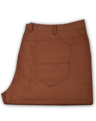 ZegSlacks - İnce Likralı spor chino pantolon/Normal bel /Bakır ( 4569 )