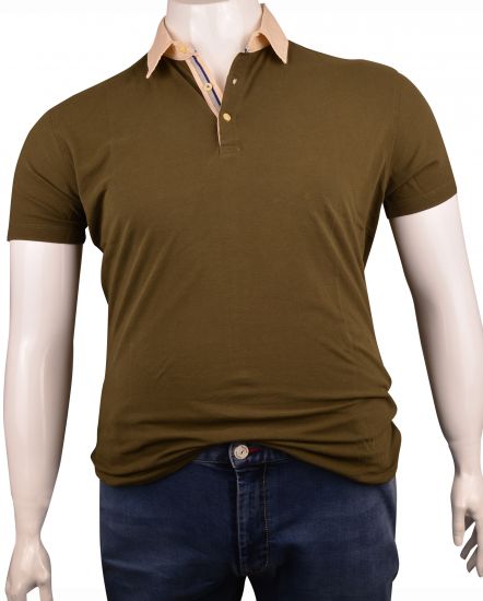 İnce Polo Yaka Kısakol Pike Tshırt (pyk4486)