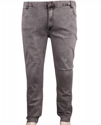 ZegSlacks - Likralı Spor Yıkama Dar Kesim Jean . (jn4505)/GRİ