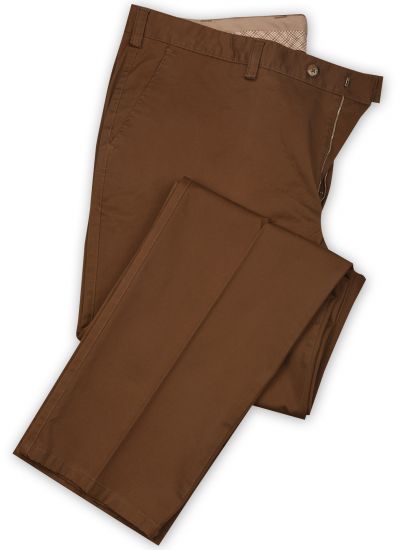 Likralı Yan Cep Chino Düşükbel /kahve(2175)