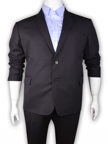 150'S % SAF YÜN TAKIM ELBİSE SİYAH (4 ve 6 DROP)