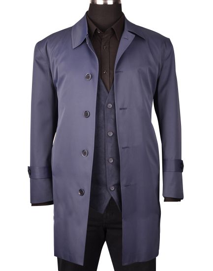 TRENCHCOAT (prd0380) Açık Lacivert